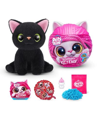 Set de joacă Zuru Pets Alive - Kitten Surprise cu accesorii, asortiment - 4