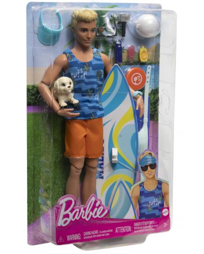 Barbie set de joacă - Surfer Ken - 6