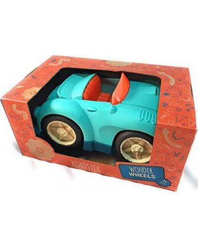 Jucarie Battat Wonder Wheels - MIni automobil sport, albastru - 3