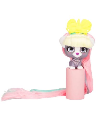 Set de joaca  IMC Toys Vip Pets - Cățeluș la modă cu păr lung pentru coafuri cu accesorii, Lady Gigi - 4