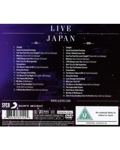 Il Divo - A Musical Affair: Live In Japan (CD + DVD) - 2