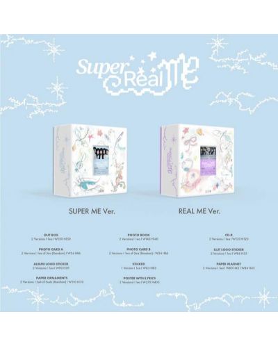 ILLIT - Super Real Me, Super Me Version, Blue (CD Box) | Ozone.ro