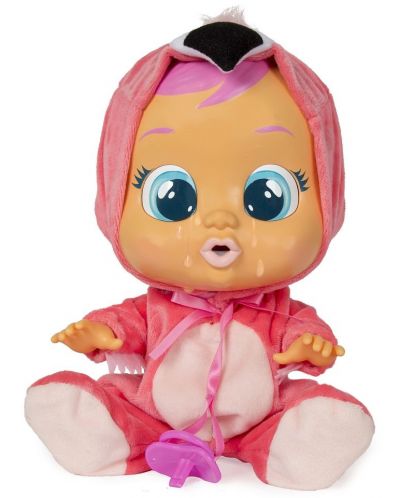 Papusa-bebe plagaciou IMC Toys Cry Babies - Fancy, flamingo - 3