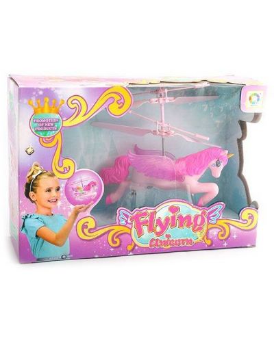 Jucărie interactivă Raya Toys - Unicorn zburător cu senzor - 1