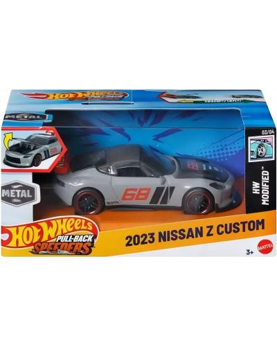 Mașinuță metalică Hot Wheels Pull-Back Speeders - 2023 Nissan Z