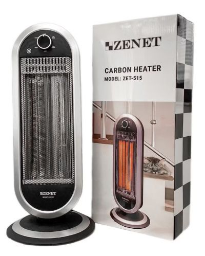 Încălzitor de carbon cu infraroșu Zenet - Zet-515, 1200W, negru - 7