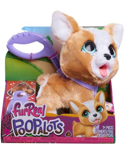 Jucărie de pluș interactivă Just Play FurReal - Poop-A-Lots, corgi