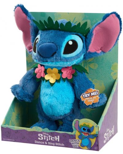 Jucărie interactivă Disney - Stitch, Figurină care dansează și