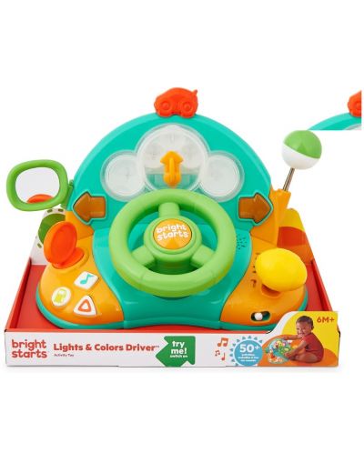 Jucarie interactiva Bright Starts - Lights & Colors Driver - 3