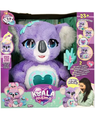 Jucărie de pluș interactivă IMC Toys - Koala însărcinată