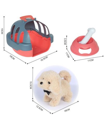 Jucărie interactivă Raya Toys - Câine cu accesorii - 5