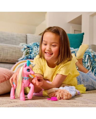 Jucărie interactivă Zuru Pets Alive - Unicorn cu grajd | Ozone.ro