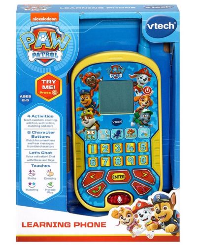 Jucărie interactivă Vtech - Telefonul educațional Dog Patrol - 2