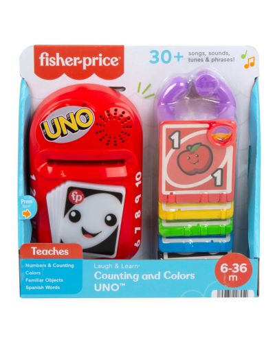 Jucărie educativă interactivă Fisher Price - Uno, numărare și culori - 5