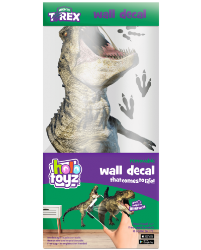 Sticker interactiv de perete HoloToyz Augmented Reality - Dinozaur - 1