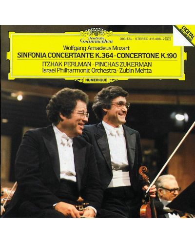 Itzhak Perlman - Mozart: Sinfonia concertante K.364; Concertone K.190 (CD) - 1