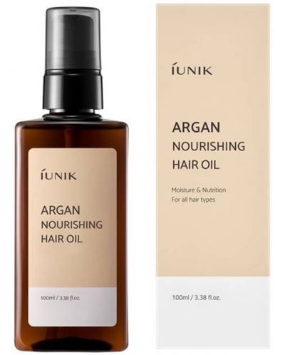 iUNIK Ulei de par hranitor Argan Nourishing, 100 ml - 2