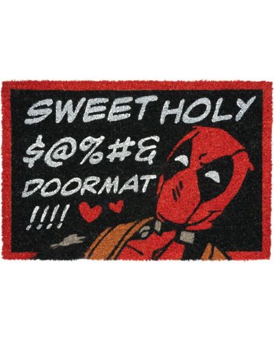 Covoraș pentru ușă Erik Marvel: Deadpool - Sweet Holy $@%#& Doormat !!!!  - 1