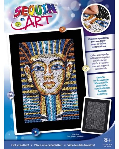 Sequin Art - Artă cu paiete, Tutankhamon - 2