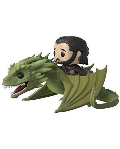 Figurina Funko Pop! Rides: Game of Thrones - Jon Snow with Rhaegal - 1