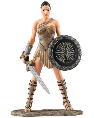 Figurina  Schleich DC Comics Justice League - Femeia minune, cu arma - 1