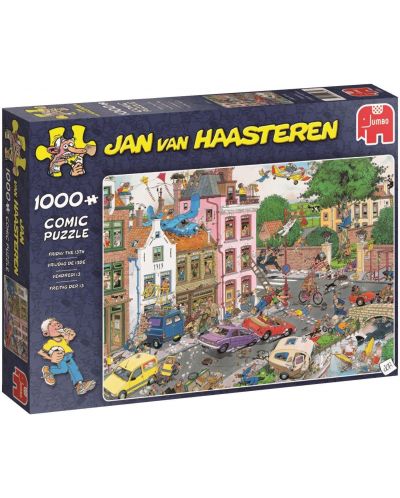 Puzzle Jumbo de 1000 piese - Vineri 13, Yan Van Haasteren - 1