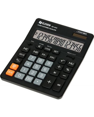 Calculator Eleven - SDC-664S, desktop, 16 cifre, negru - 1