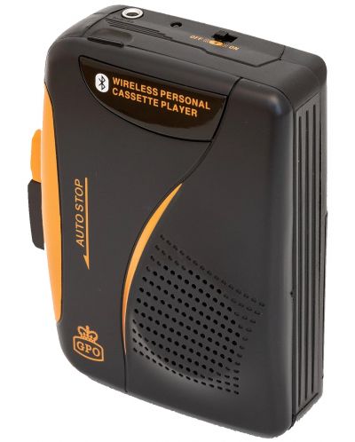 Casetofon  GPO - Cassette Walkman Bluetooth, negru/portocaliu - 2
