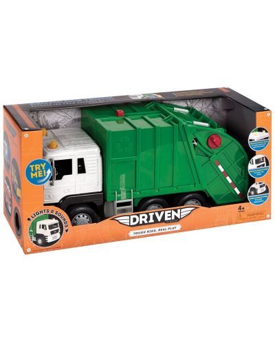 Jucarie pentru copii Battat Driven - Camion de reciclare, cu sunet si lumini - 2