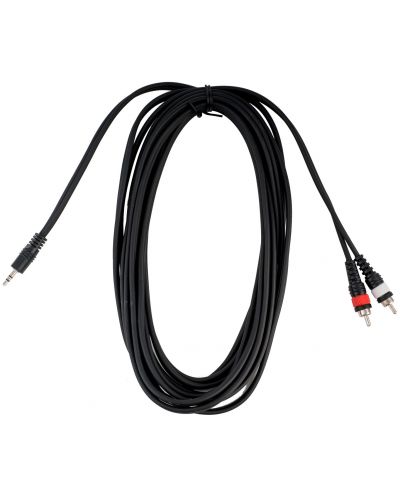 Cablu Cascha - HH 2099, 2х RCA/3.5mm, 6m, negru - 2