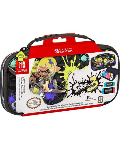 Husă Nacon - Deluxe Travel Case, Splatoon 3 (Nintendo Switch/Lite/OLED) - 6
