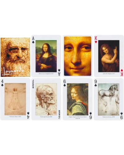 Cărți de joc Piatnik - Leonardo da Vinci - 2
