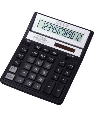Calculator Citizen - SDC-888X, 12 cifre, negru - 1