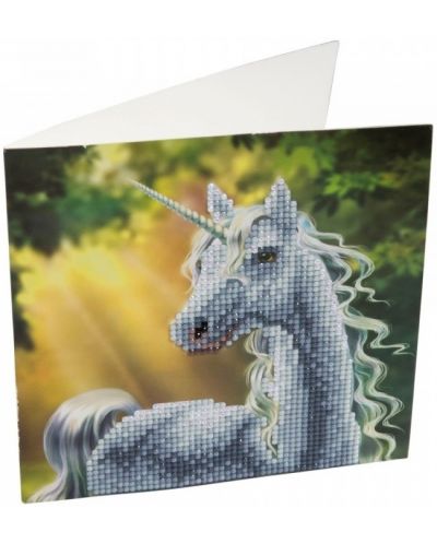 Card de tapițerie cu diamante Craft Buddy - Sunny Unicorn - 2