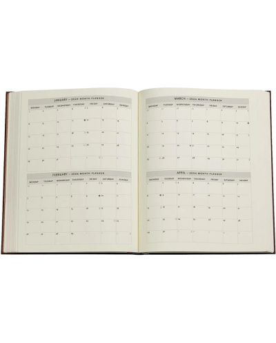 Calendar-carnețel Paperblanks Verne - 18 х 23 cm, 112 de coli, 2023/2024 - 6