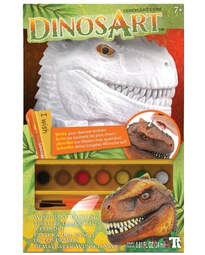 Cutie de colorat DinosArt - Dinozaur - 1