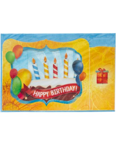 Felicitare Gespaensterwald 3D - Happy Birthday Cake - 3