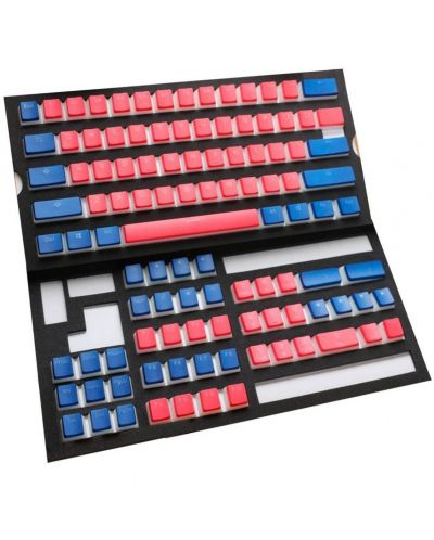 Taste pentru tastatura mecanica Ducky - Pudding, rosii/albastre - 7