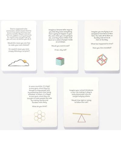 Carduri cu întrebări și sarcini Philosophical Questions for Curious Minds - 5