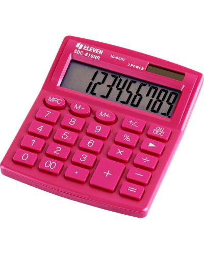 Calculator Eleven - SDC-810NRPKE, 10 cifre, roz - 1