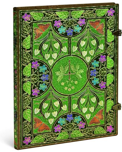 Calendar-carnețel Paperblanks Poetry in Bloom - Ultra, 18 x 23 cm, 72 de coli, 2024 - 1