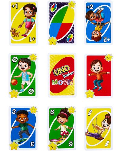 Cărți de joc Uno Junior Move! - 5