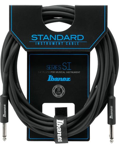Cablu de chitară Ibanez - SI20, 6.3mm, 6.1m, negru - 1