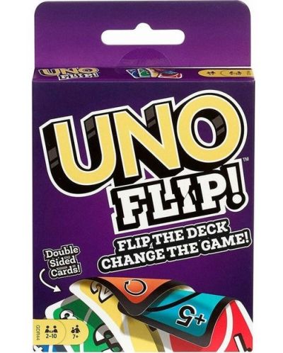 Carti de joc Mattel UNO Flip - 1