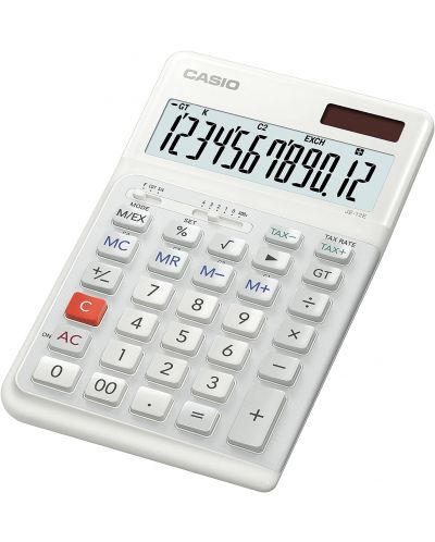Calculator Casio - JE-12 E, desktop, 12 cifre, alb - 2