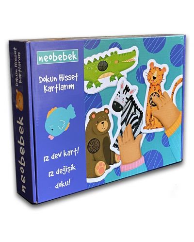 Cărți de animale Neobebek - Touch and Feel - 3