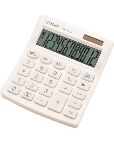Calculator Citizen - SDC-812NR, 12 cifre, alb - 1