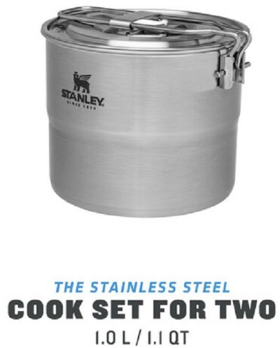 Set de gatit pentru camping Stanley - The Stainless Steel, 1 l - 3