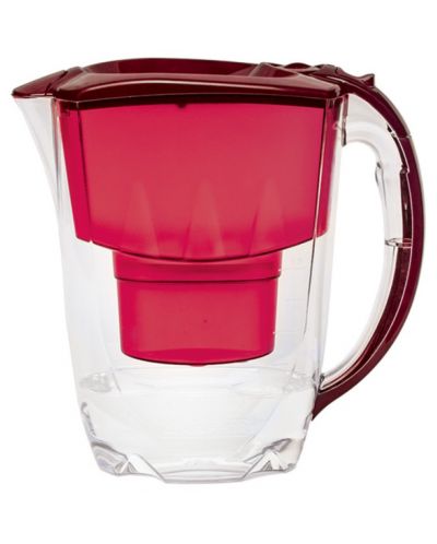 Cană de filtrare apă Aquaphor - Amethyst, 120003, 2.8 l, roşie - 1