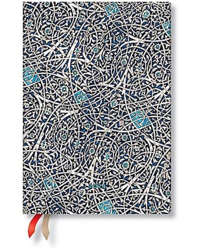 Calendar-carnețel Paperblanks Granada Turquoise - Midi, 13 x 18 cm, 80 de coli, 2024 - 1